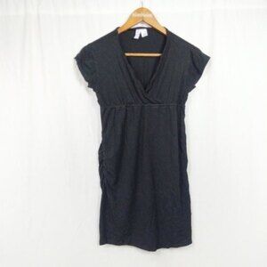 Times Two Black Maternity Tunic Dress S